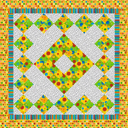 Foxtrot Quilt QW-05e - Downloadable Pattern