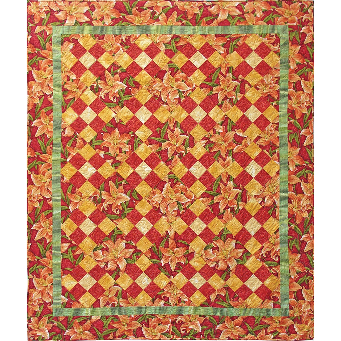 Irish Reel Quilt Pattern - Straight to the Point Series QW-07 - Paper Pattern