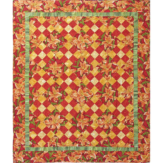 Irish Reel Quilt Pattern - Straight to the Point Series QW-07 - Paper Pattern