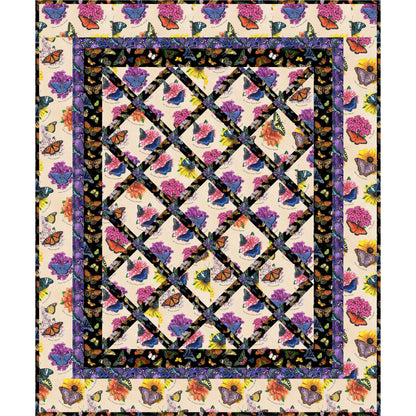 Garden Lattice Quilt Pattern - Straight to the Point Series QW-10 - Paper Pattern