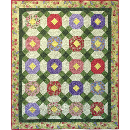 Flowers for Abby Quilt QW-13e - Downloadable Pattern