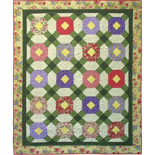 Flowers for Abby Quilt QW-13e - Downloadable Pattern