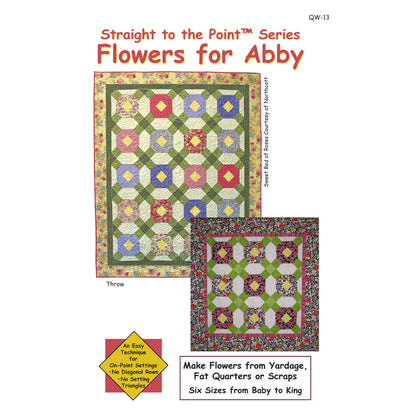 Flowers for Abby Quilt QW-13e - Downloadable Pattern