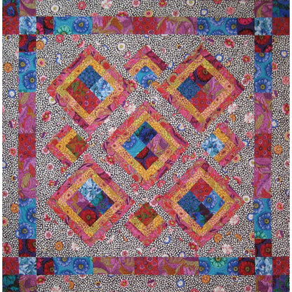 Summer Cabins Quilt Pattern - Straight to the Point Series QW-21 - Paper Pattern