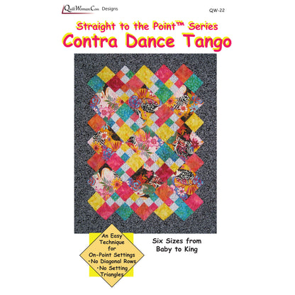Contra Dance Tango Quilt QW-22e - Downloadable Pattern