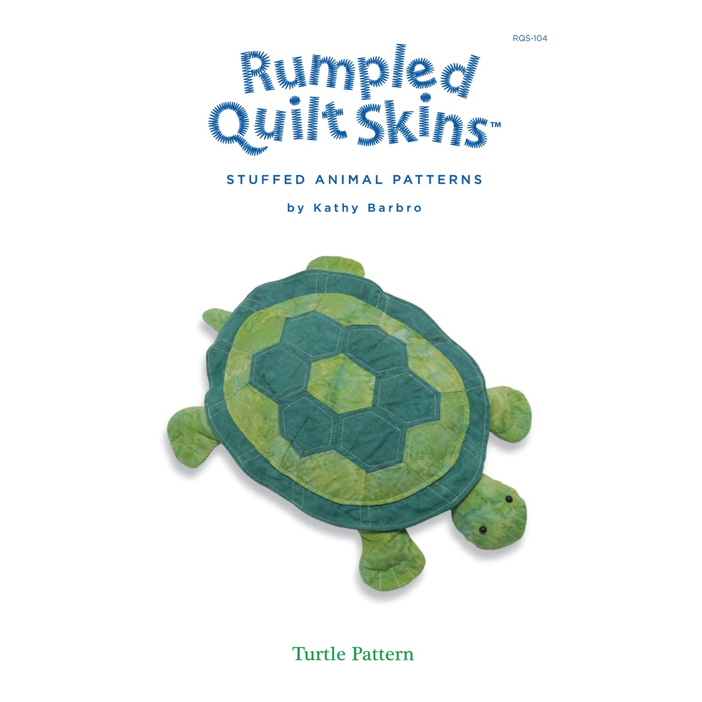 Turtle Stuffed Animal Pattern RQS-104 - Paper Pattern