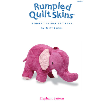 Cover image of pattern for Stuffed Animal Patters: Elephant.