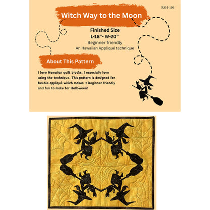 Witch Way to the Moon Quilt RSH-106e - Downloadable Pattern