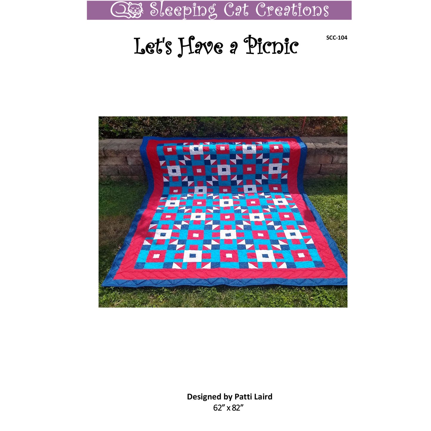 Let's Have a Picnic Quilt SCC-104e - Downloadable Pattern