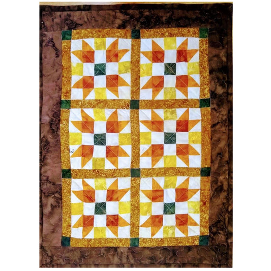 Fall Stars Wall Hanging or Table Runner Pattern SCC-107 - Paper Pattern