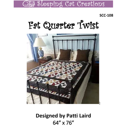 Fat Quarter Twist Quilt SCC-108e - Downloadable Pattern