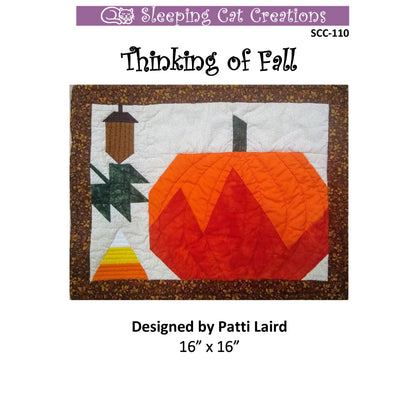 Thinking of Fall Wall Hanging Pattern SCC-110 - Paper Pattern