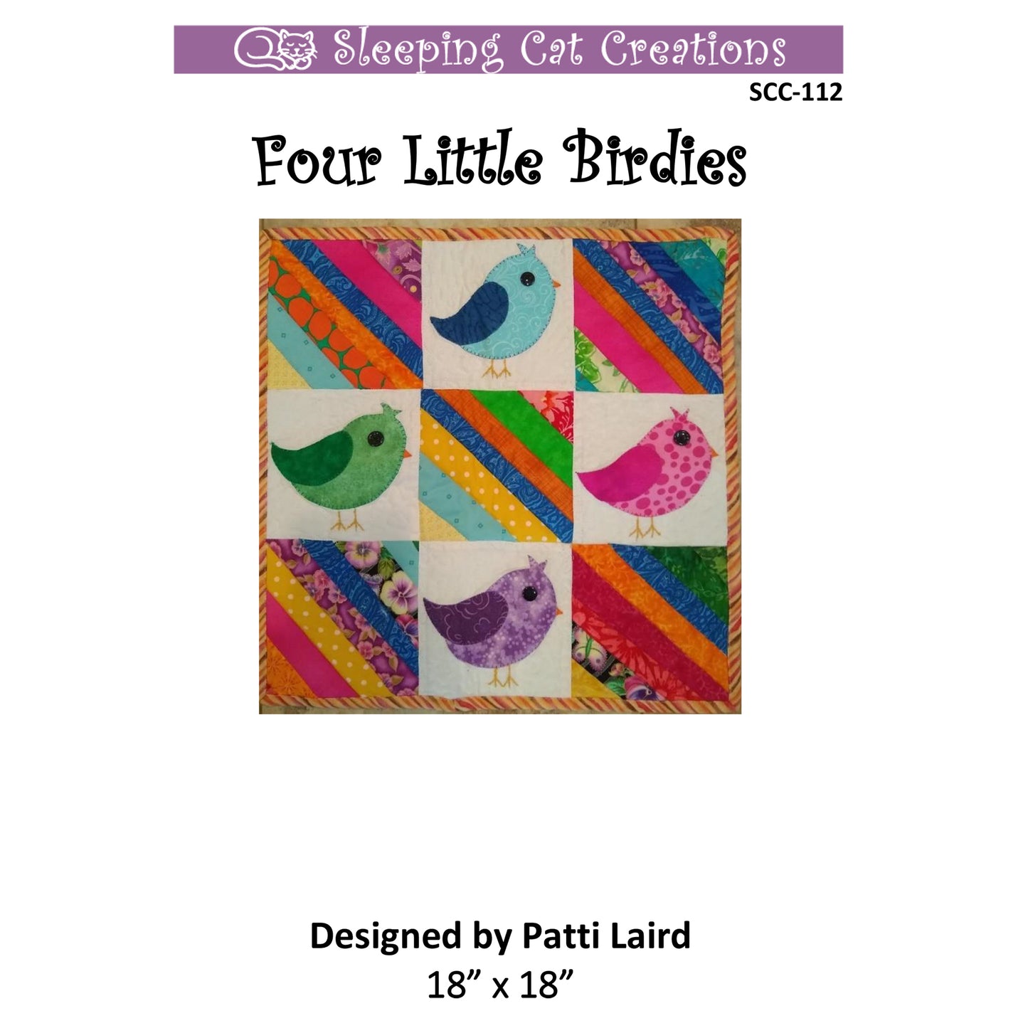 Cover image of pattern for Four Little Birdies.