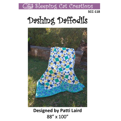 Dashing Daffodils Quilt Pattern SCC-118 - Paper Pattern