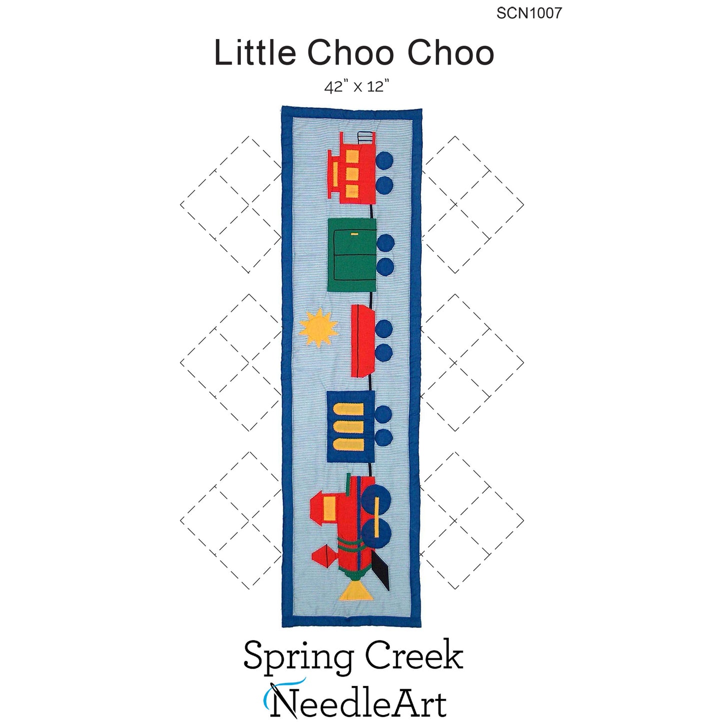 Little Choo Choo Quilt Pattern SCN-1007 - Paper Pattern