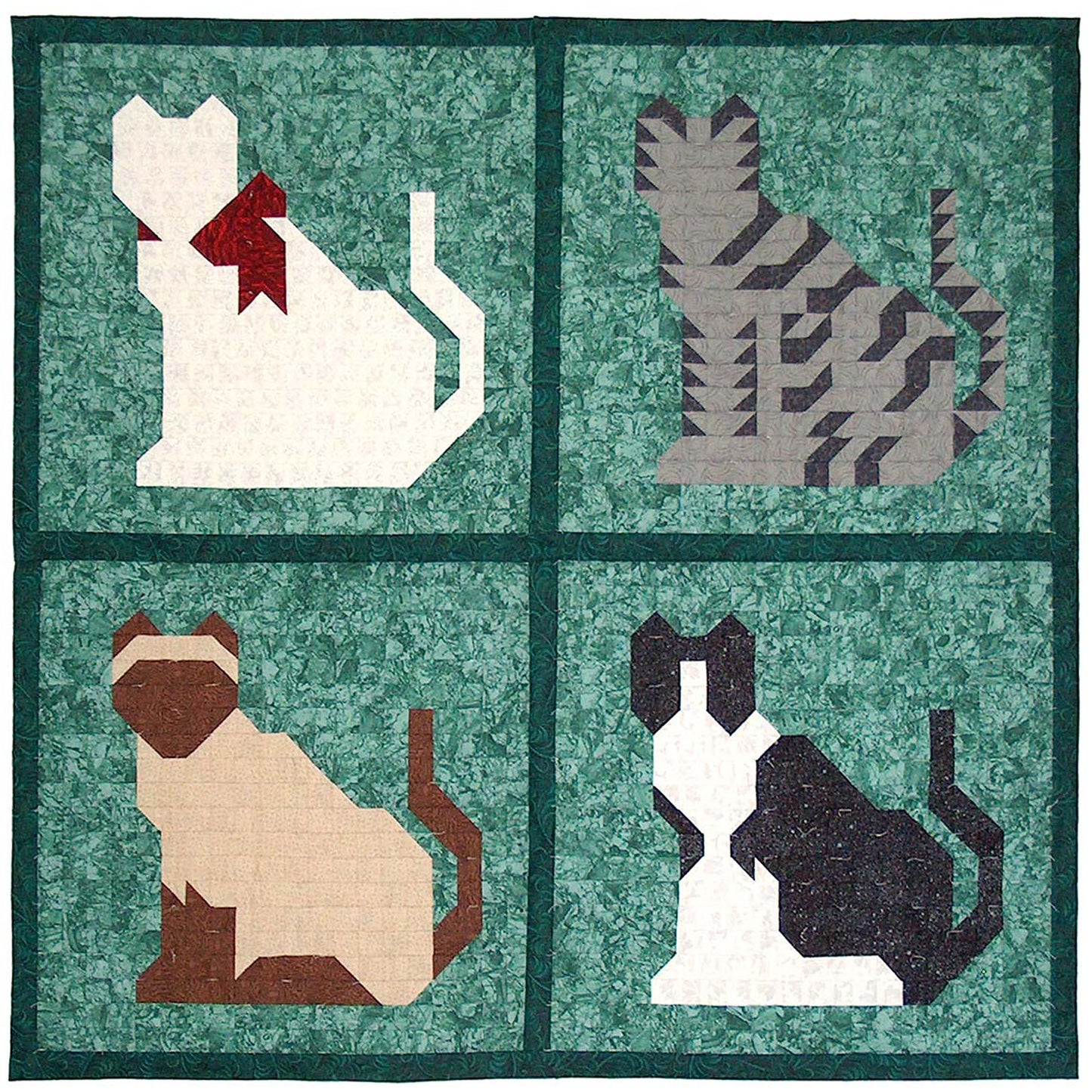 The Kitty Blocks Quilt Pattern SCN-1021 - Paper Pattern