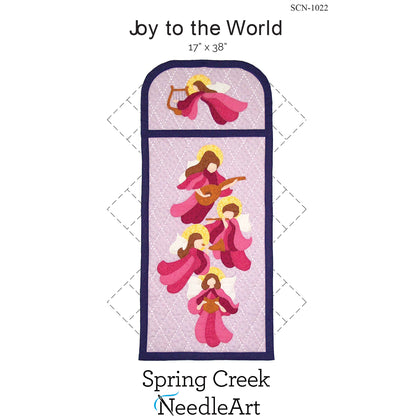 Cover image of pattern for Joy to the World Quilt.