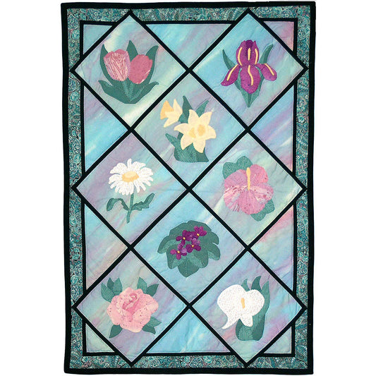 Pocketful of Posies Quilt SCN-1038e - Downloadable Pattern