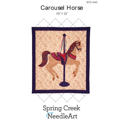 Carousel Horse Quilt Pattern SCN-1042 - Paper Pattern