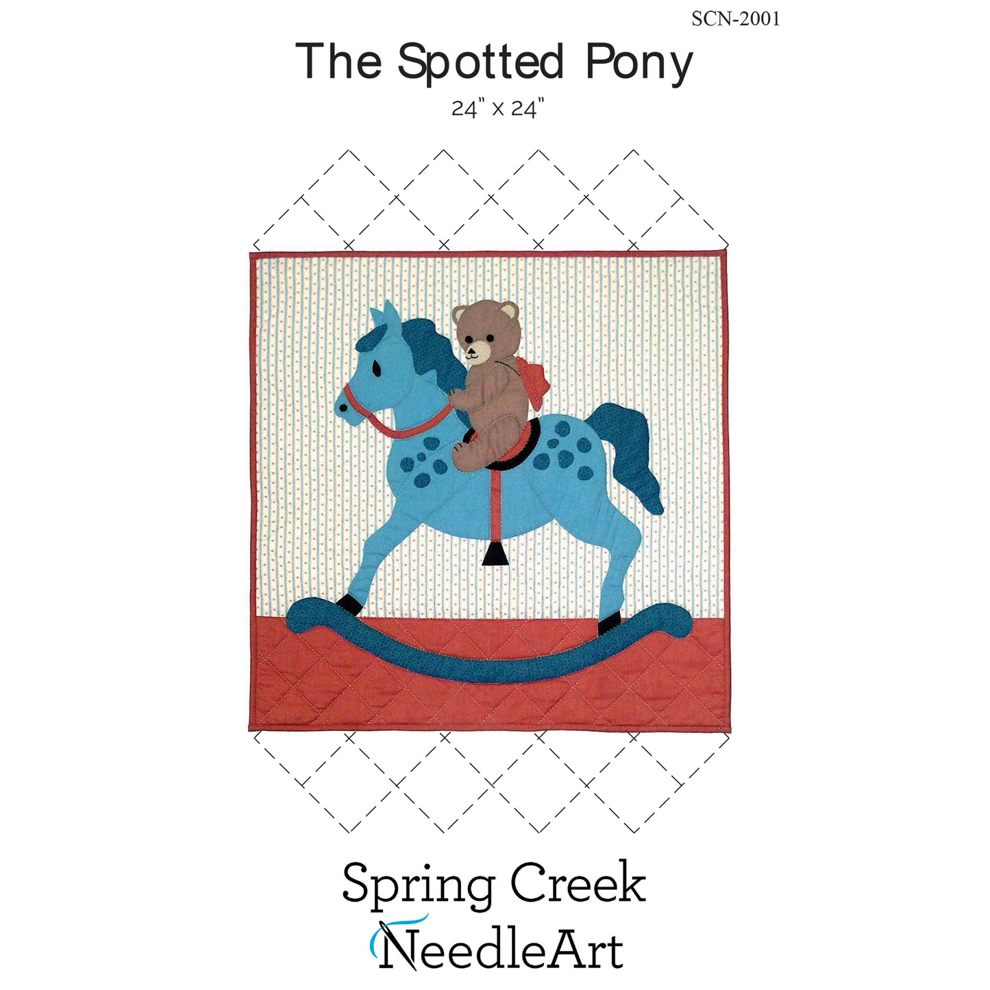 Cover image of pattern for The Spotted Pony Quilt.