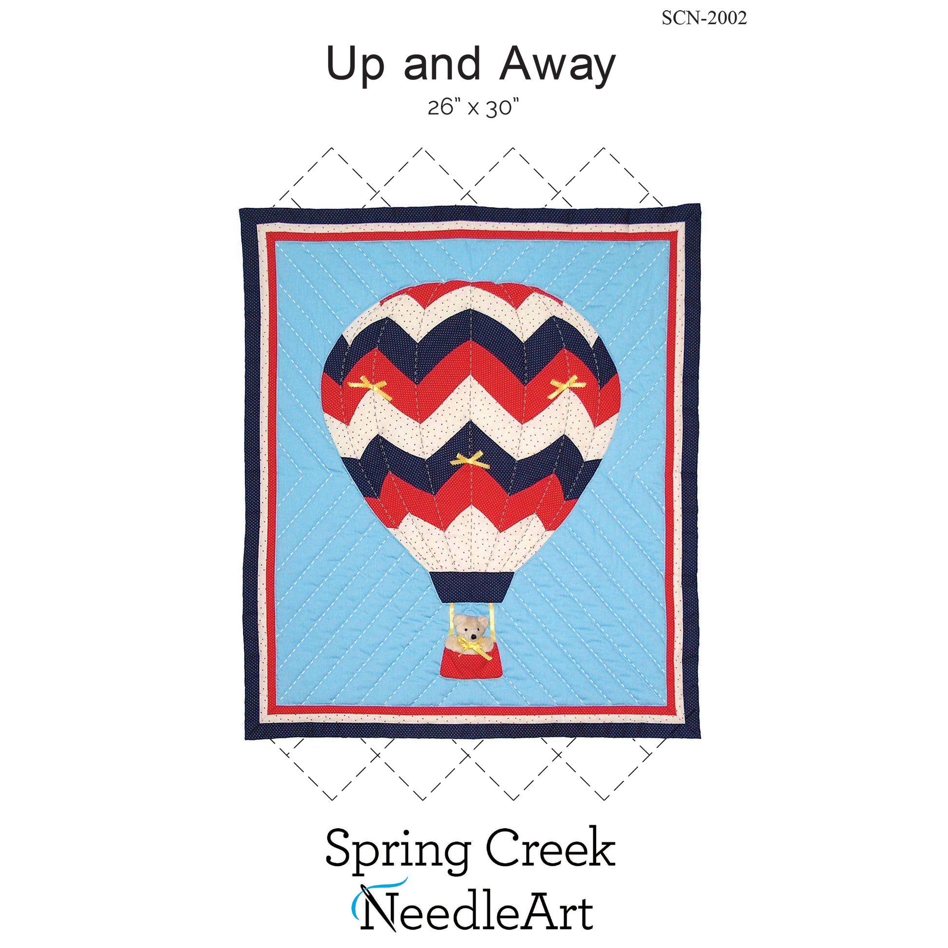 Cover image of pattern for Up and Away Quilt.