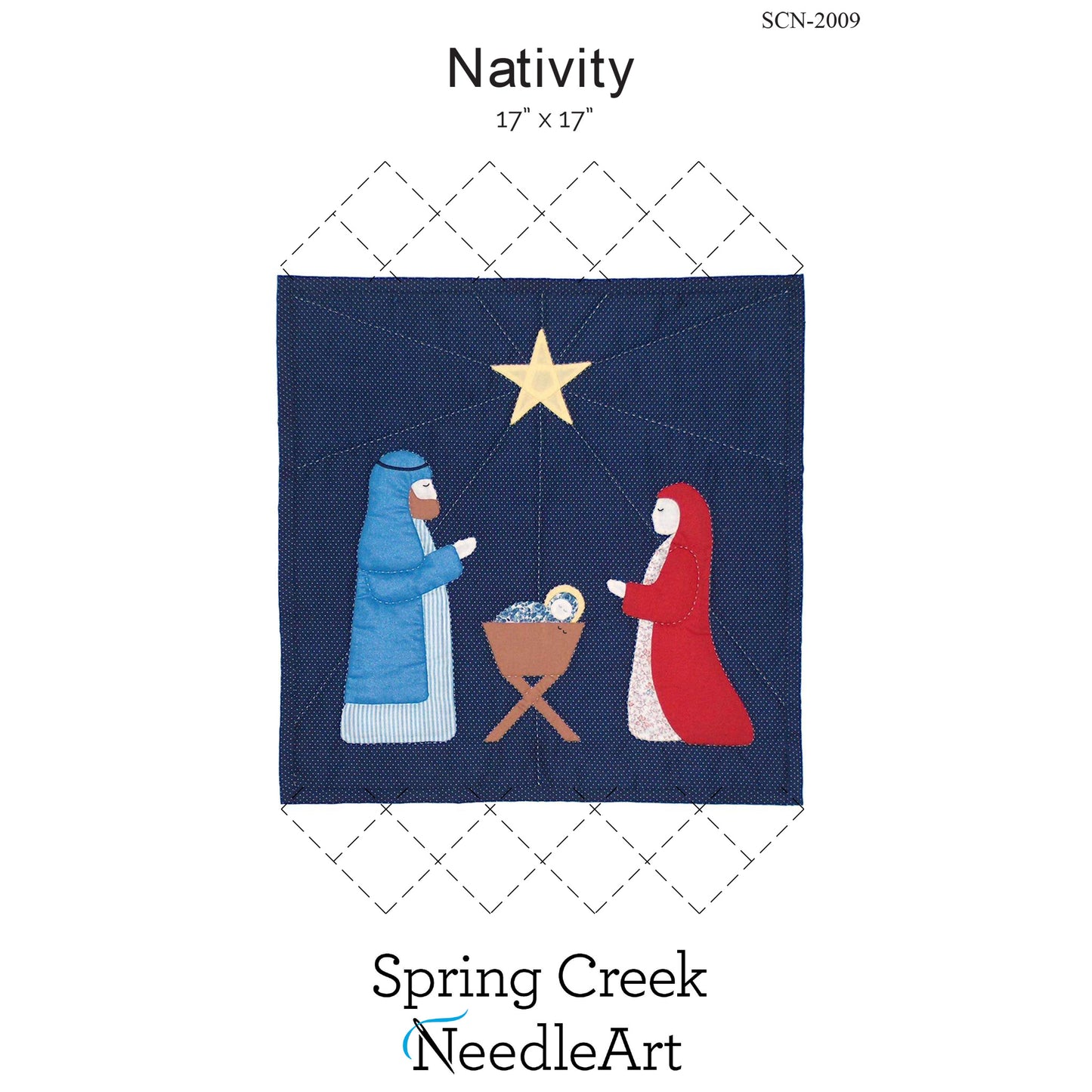 Nativity Quilt Pattern SCN-2009 - Paper Pattern