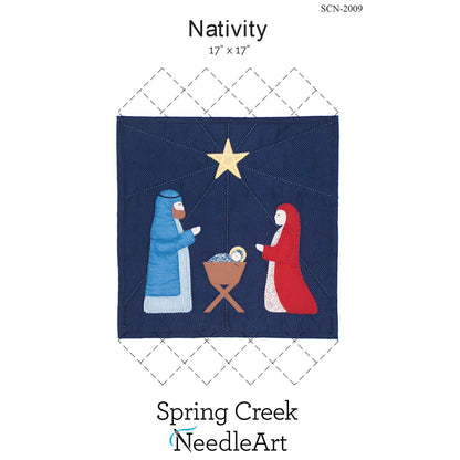 Nativity Quilt SCN-2009e - Downloadable Pattern