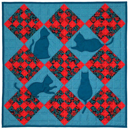 Quilt Cats Quilt Pattern SCN-2011 - Paper Pattern