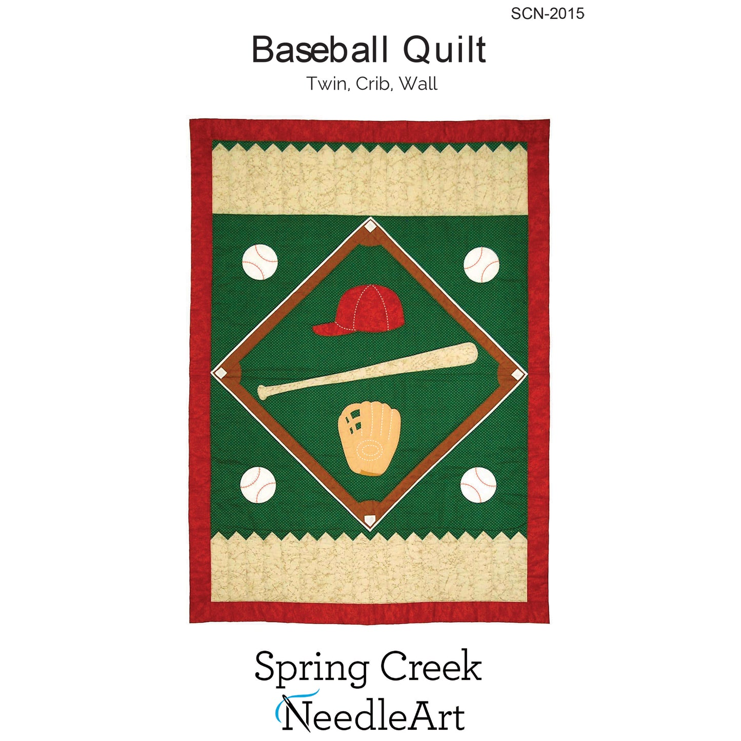 Cover image of pattern for Baseball Quilts.