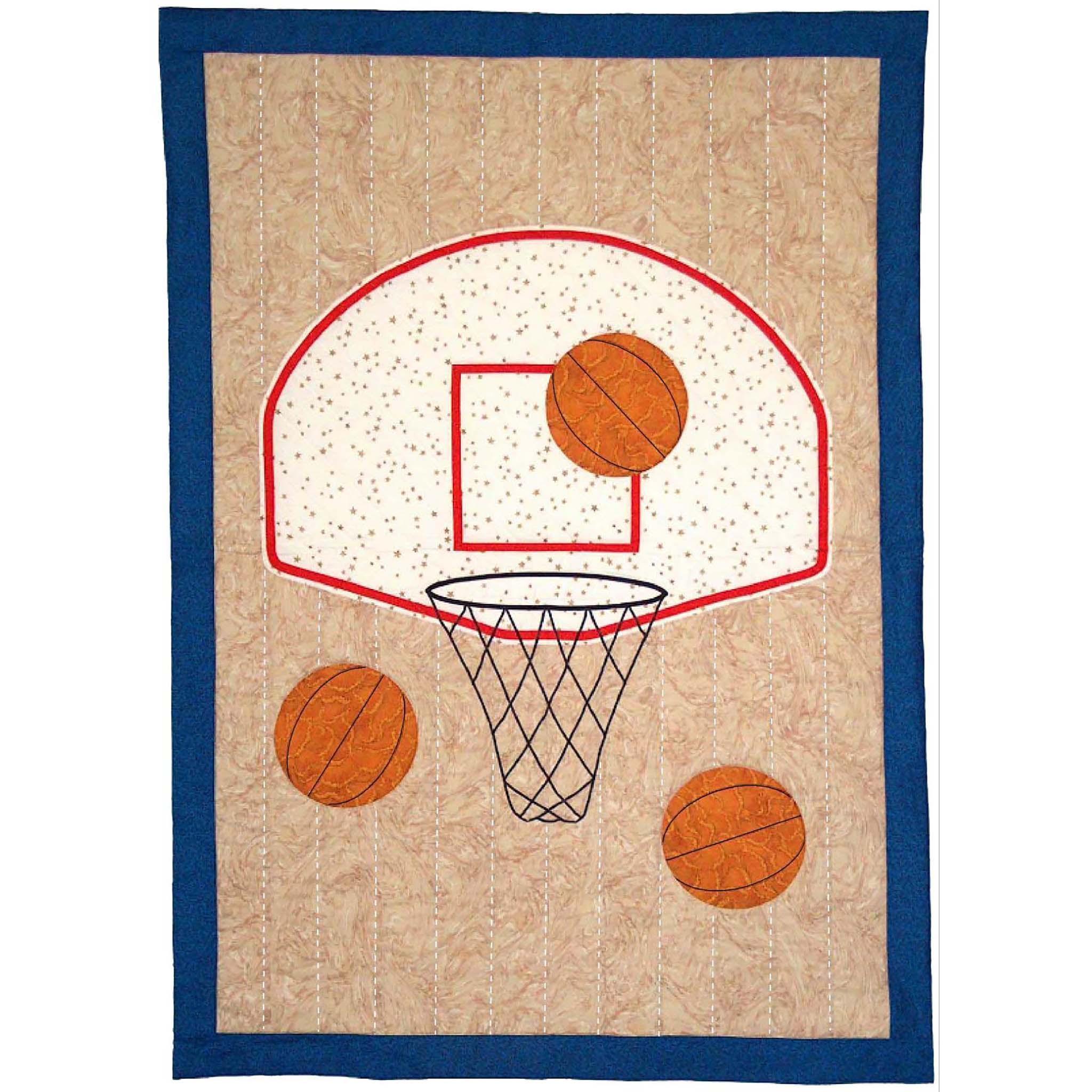 Basketball Hoop Rope Pattern Basketball Quilt Pattern SCN-2021 - Paper Pattern – QuiltWoman.com