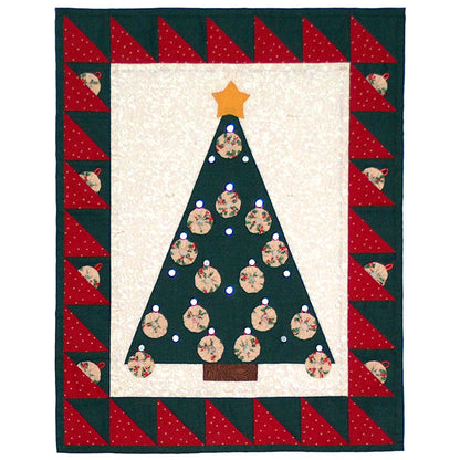 Yo-Yo Advent Tree Quilt Pattern SCN-2023 - Paper Pattern