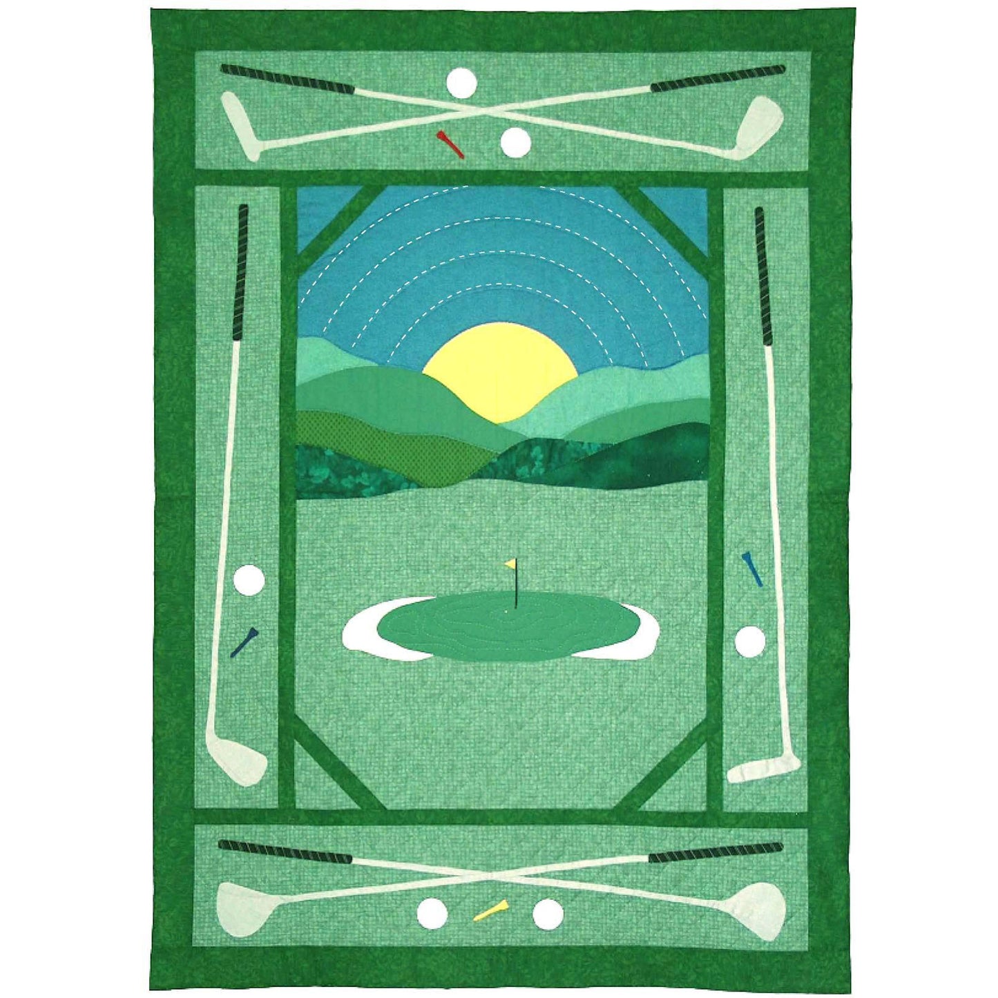 Golf Quilt SCN-2028e - Downloadable Pattern