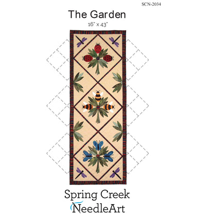 Cover image of pattern for The Garden Table Runner.