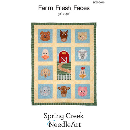 Farm Fresh Faces Quilt Pattern SCN-2049 - Paper Pattern