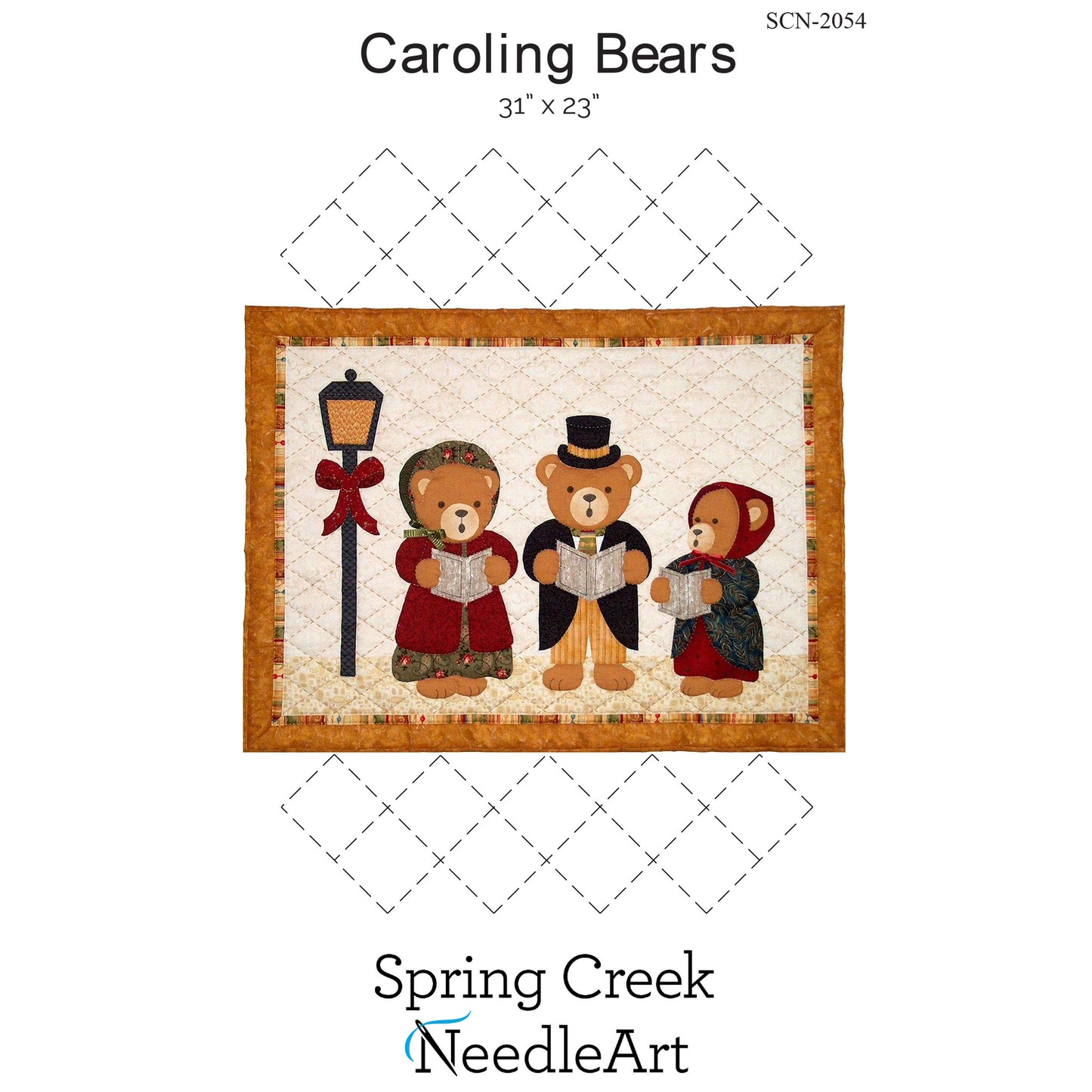 Caroling Bears Quilt SCN-2054e - Downloadable Pattern