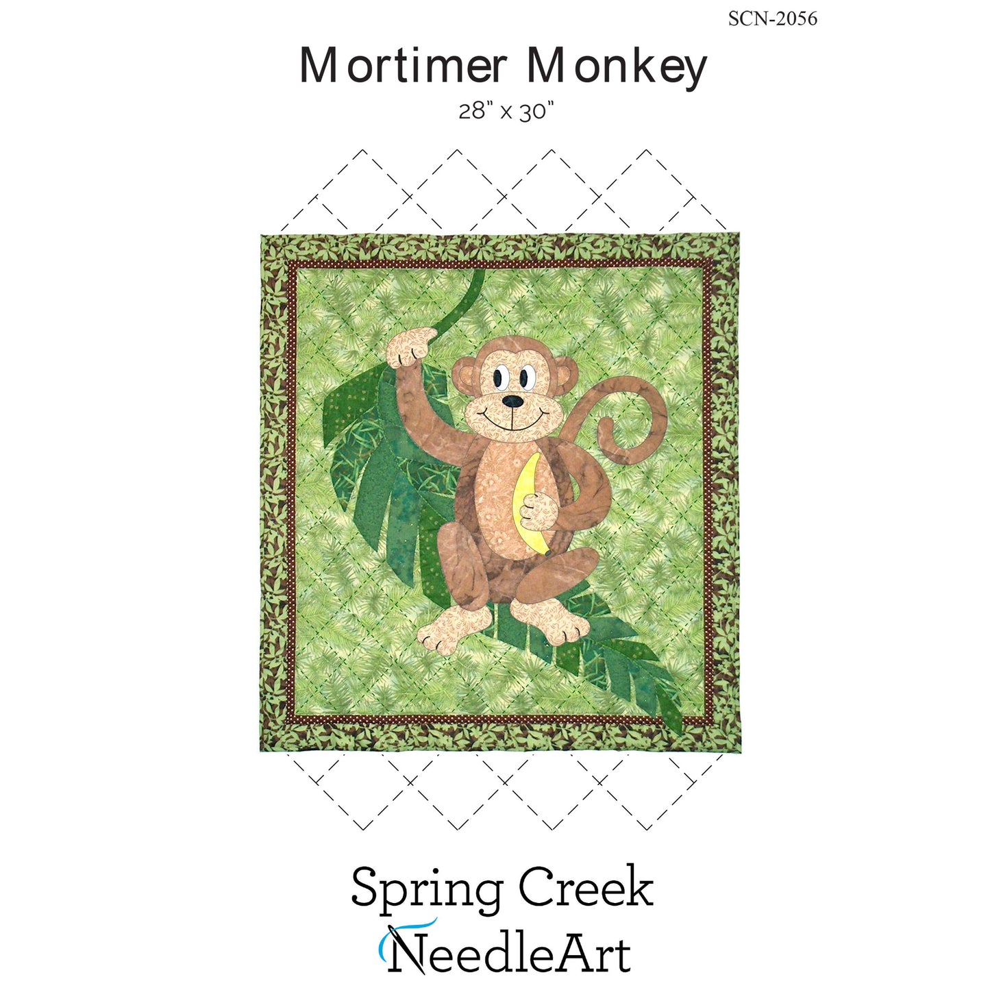 Mortimer Monkey Quilt SCN-2056e - Downloadable Pattern