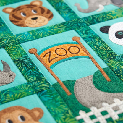 Zany Zoo Faces Quilt Pattern SCN-2058 - Paper Pattern