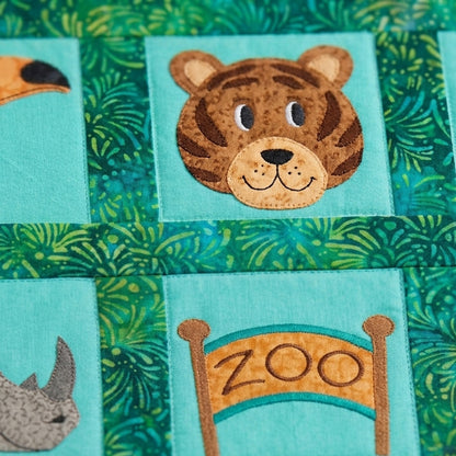 Zany Zoo Faces Quilt Pattern SCN-2058 - Paper Pattern