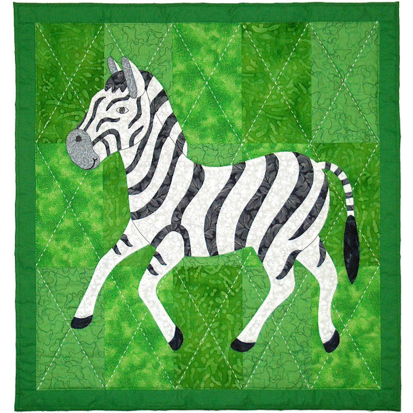 Zoe Zebra Quilt SCN-2061e - Downloadable Pattern