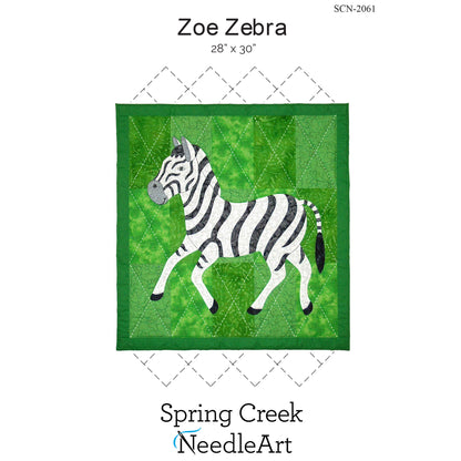 Zoe Zebra Quilt SCN-2061e - Downloadable Pattern