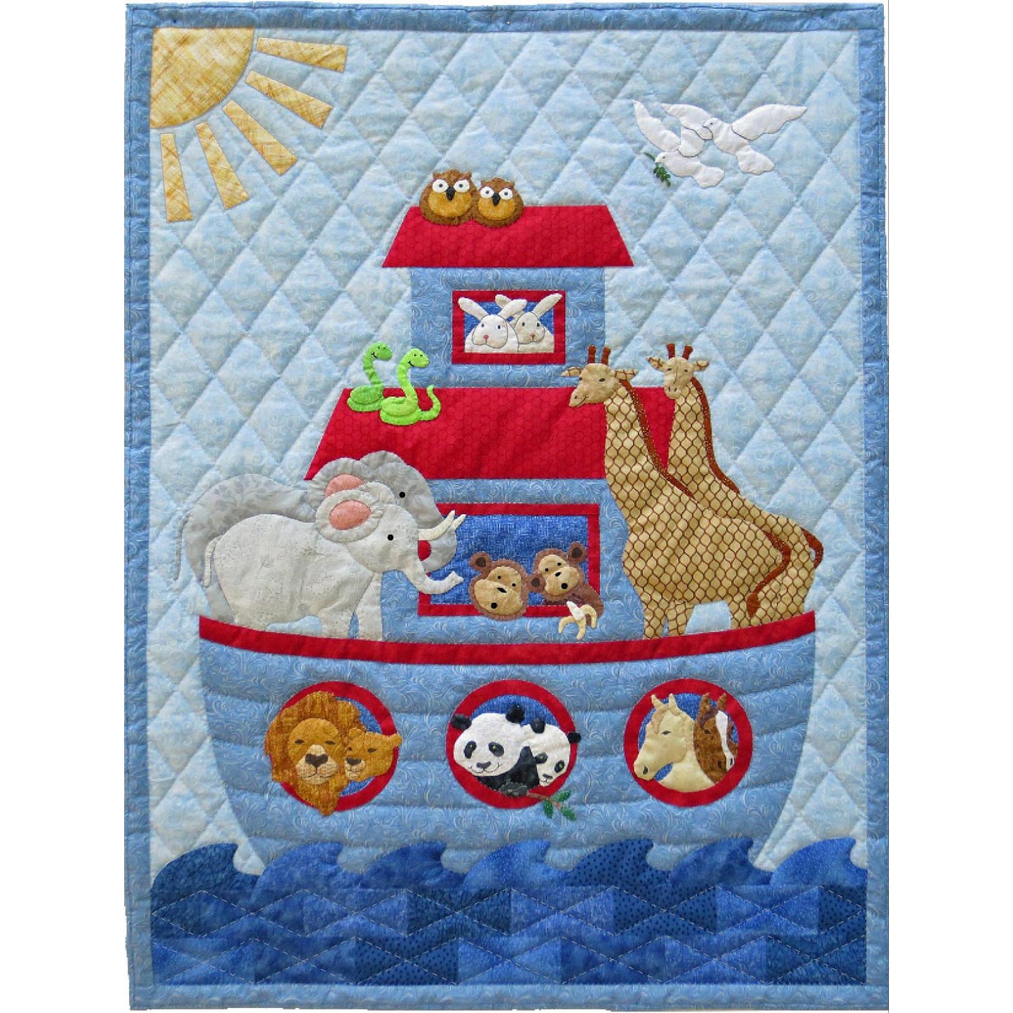 Noah's Ark Quilt SCN-2071e - Downloadable Pattern