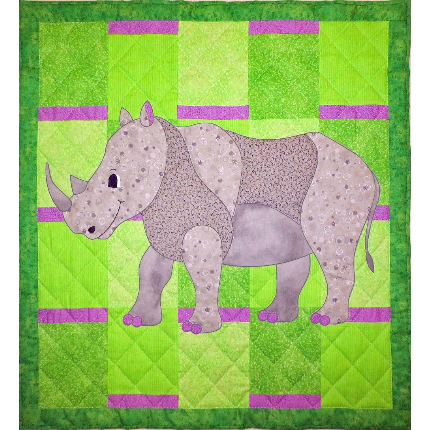 Roxie Rhino Quilt SCN-2072e - Downloadable Pattern