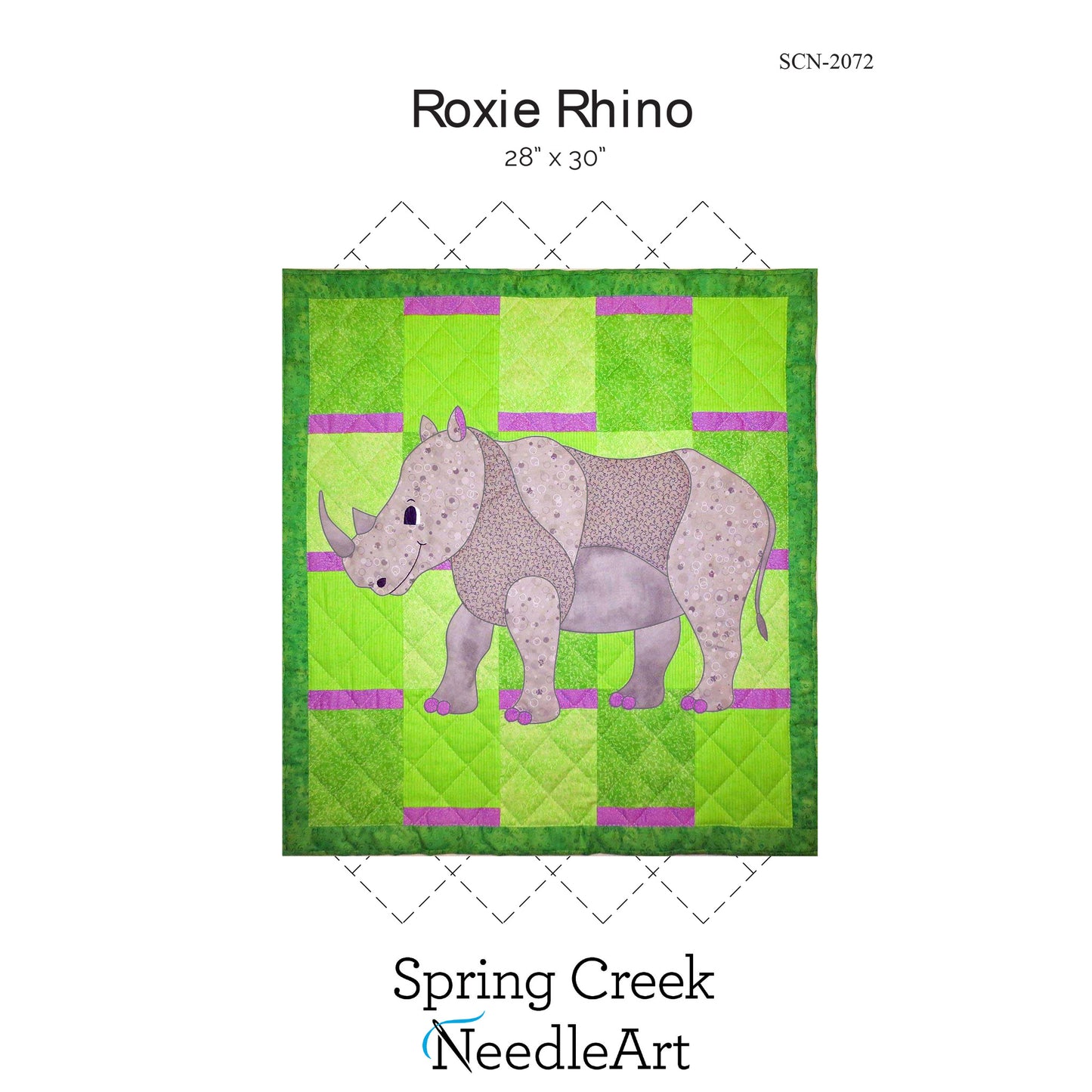 Roxie Rhino Quilt Pattern SCN-2072 - Paper Pattern