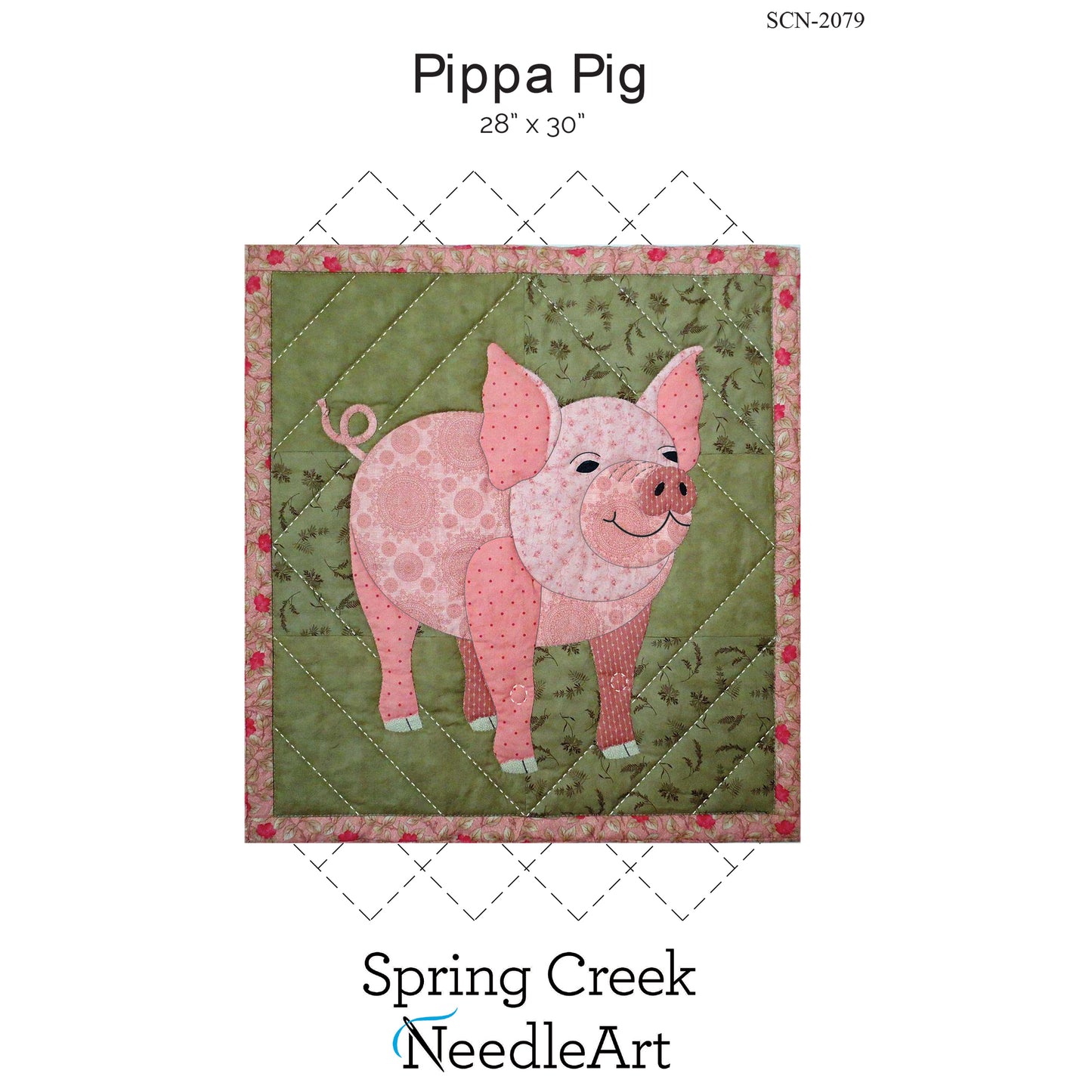 Pippa Pig Quilt SCN-2079e - Downloadable Pattern