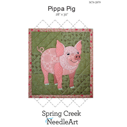 Pippa Pig Quilt SCN-2079e - Downloadable Pattern