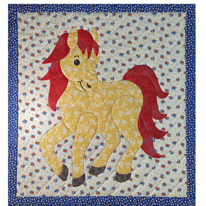 Unicorn/Pony Quilt SCN-2081e - Downloadable Pattern