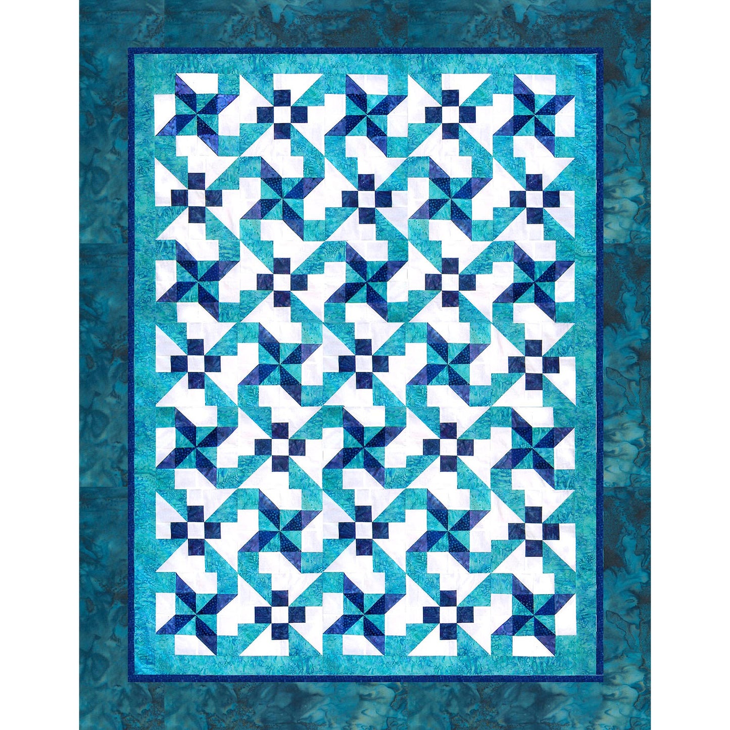 Spinning Pinwheels Quilt SDD-103e - Downloadable Pattern