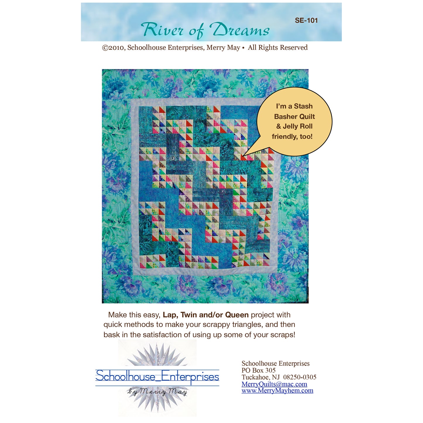 River of Dreams Quilt SE-101e - Downloadable Pattern