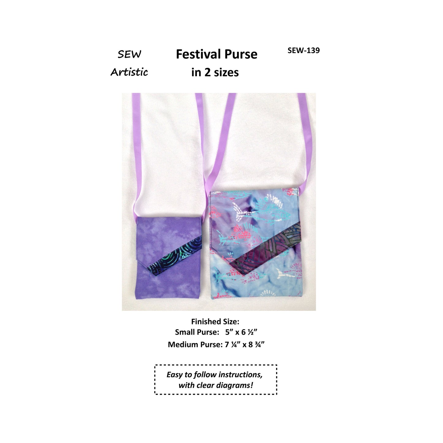 Festival Purse SEW-139e - Downloadable Pattern