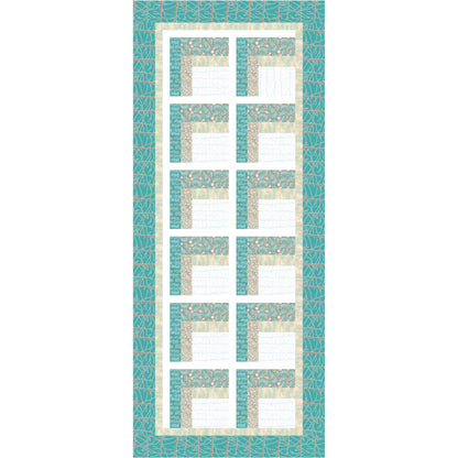 Image of the Modern Two Sided Log Cabin quilt by Julia Deal